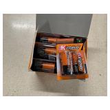 12 D cell batteries new old stock