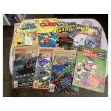 8 comic books