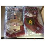 Christmas stockings 5 total new old stock