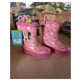 Kids mud boots Western Chief w/Minnie Mouse. Sz