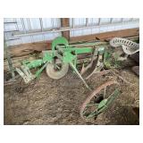 Pioneer single bottom horse drawn plow