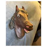 Horse head wall hanging