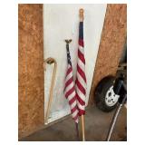 2 50 star American flags