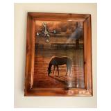 Clock horse