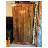 Large wood Cabinet NO CONTENTS