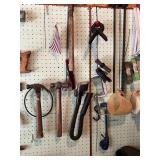 Hammer, clamps, misc tools