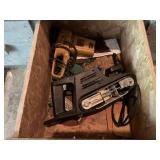 Electric sander drawer