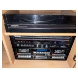 Sound design stereo, with 8 track player, dual