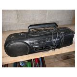 Panasonic dual cassette radio