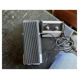 Fender and foot pedal