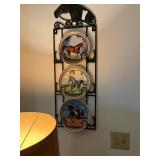 Decorative horse plates w/hanger