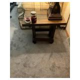 Two wooden end tables. Tables only