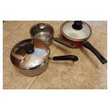 3 cooking pans