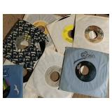 45 records and 8 track tapes