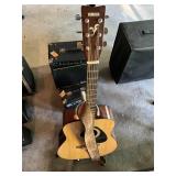 Yamaha guitar and case
