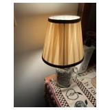 Two mason jar lamps