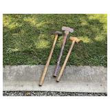 Axe, maul ,and a sledge