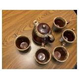 Tea pop and coffee cups
