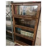 Barrister type bookcase, this is a solid unit not