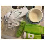 Vegetable slicers & bowls