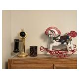 Rocking horse and avon phone