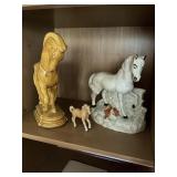 Horse statues
