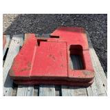 2- IH front suitcase weights 2- IH front suitcase weights