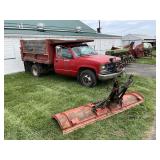 1995 GMC 3500 1 ton dump truck w/ plow 1995 GMC 3500 1 ton dump truck w/ plow