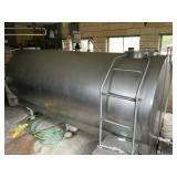 800 gal stainless steel bulk tank and compressor 800 gal stainless steel bulk tank and compressor