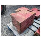 6- IH front suitcase weights 6- IH front suitcase weights