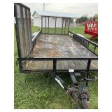 Diamond brand Tandum axle landscape trailer