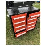 Ten drawer tool box w/tools. Brand new