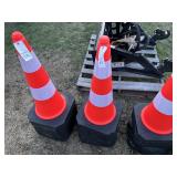 (10) traffic cones