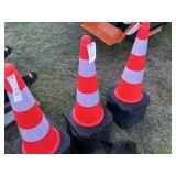 (10) traffic cones