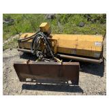 Quick attach power broom