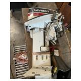 Johnson 9.9 boat motor, runs