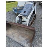 Bobcat walk behind skid loader W/ loader bucket