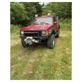 1991 Jeep Cherokee, 2 door, inline 6, lift kit,
