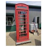 English cast iron phone booth