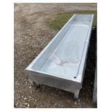 Galvanized feed bunk