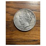 1922 Peace silver dollar