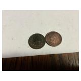 1907,1904 Indian pennies