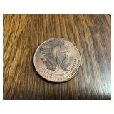 Cannabis copper round.999