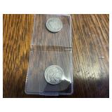 1936 buffalo nickel and 1911 v nickel