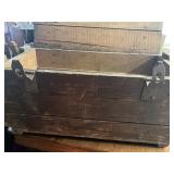 Wooden box rope handles one is broke and latchï¿½s