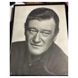 John Wayne picture print glass is chipped