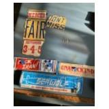 Vintage Bumper stickers & Mercer Fair poster