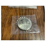 1989 $5 Marshall Islam commemorative  coin Man on