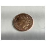 One AVDP ounce .999 Copper Round United States of