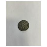 1865 3 Cent coin
